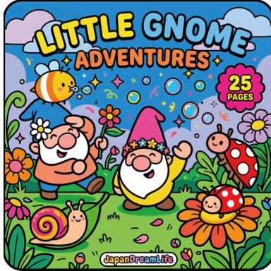 Little Gnome Adventures Coloring Book